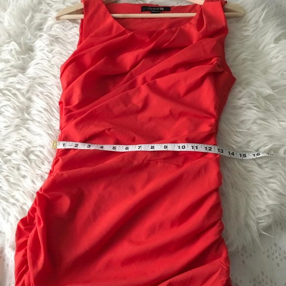 Romantic Red Ruched Dress (Price Firm No O… - Picture 6 of 9